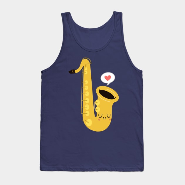 saxophone love Tank Top by creativeballoon